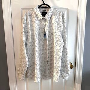 NWT Awearness Kenneth Cole Slim Fit Dress Shirt 3XL